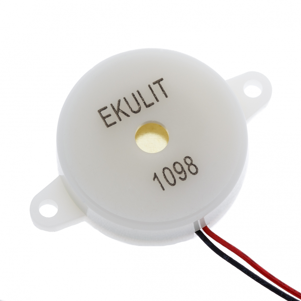 Ekulit RMP-23SW Piezo Summer flach (ØxH) 23,4 x 7mm 3V - 24V DC max 85dB EZ210