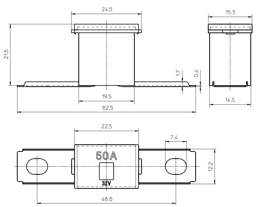 JAPVAL® M62 KFZ Schmelz Sicherung 30A 40A 50A 60A 80A 100A MTA