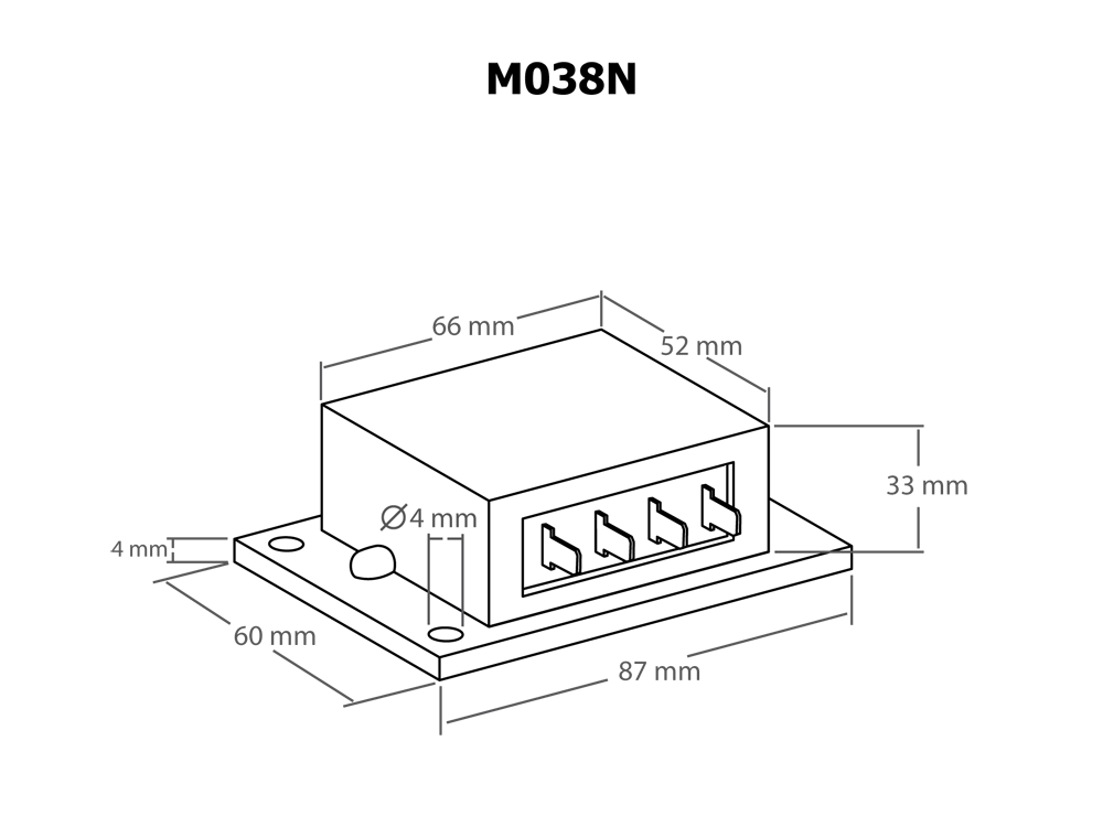 Spannungswandler von 24 V= auf 12 V= 3 A M038N Kemo