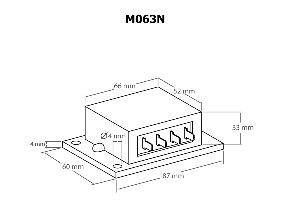 Dimmer Leistungsregler 12V - 48V ~ AC max 10 A M063N Kemo