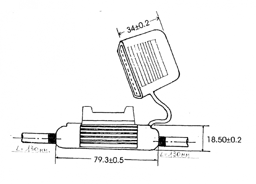 Maxi Sicheurngshalter für 29,2mm KFZ Flachstecksicherungen Wasserdicht mit Anschlussleitungen MTA 01.00337