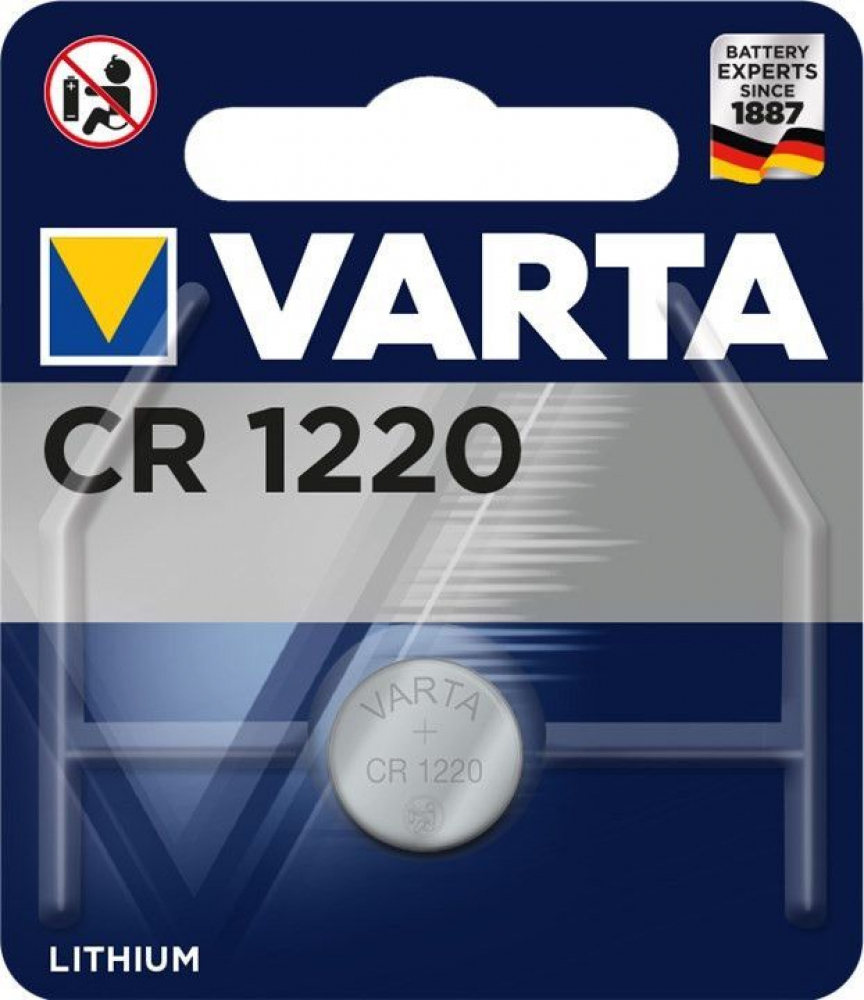 VARTA 6220 Varta Lithium Knopfzelle CR1220 3V 35mAh 6220 H306