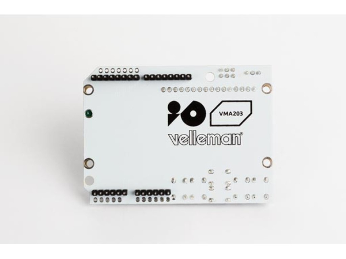 LCD-Shield und Tastatur für Arduino® mit Hintergrund Kontrasteinstellung Reset- und Navigationsknöpfe WHADDA WPSH203