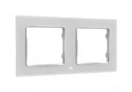 Shelly® Wall Frame für Wall Switch 2-fach Rahmen weiß