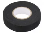 (0,26EUR pro 1m) Klebeband Stoffband schwarz zum Kabelbündeln zb im KFZ Bereich 15m x 19mm