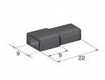 Isoliergehäuse Isoliertülle natur für 6,3mm Flachstecker MTA 4410076